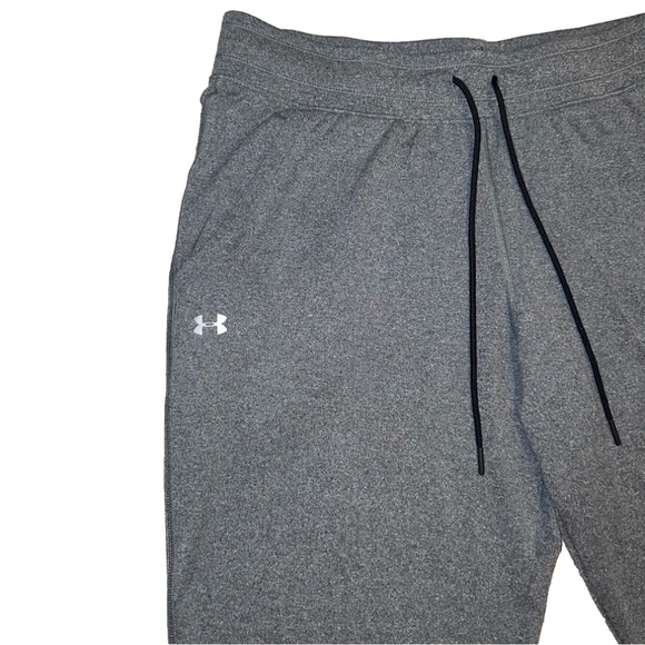 UNDER ARMOUR HeatGear Tech Capri 2.0 Loose Sweatpants size Large Dark Gray✨ - Picture 5 of 13
